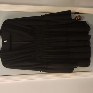 Beautiful black ruffles dress, nwot.